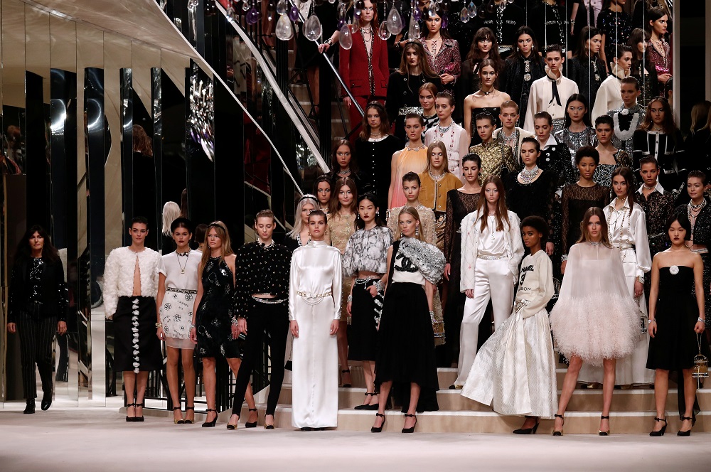 Models present creations during the Metiers Du00e2u20acu2122Art Show for Chanel fashion house in Paris December 4, 2019. u00e2u20acu201d Reuters pic