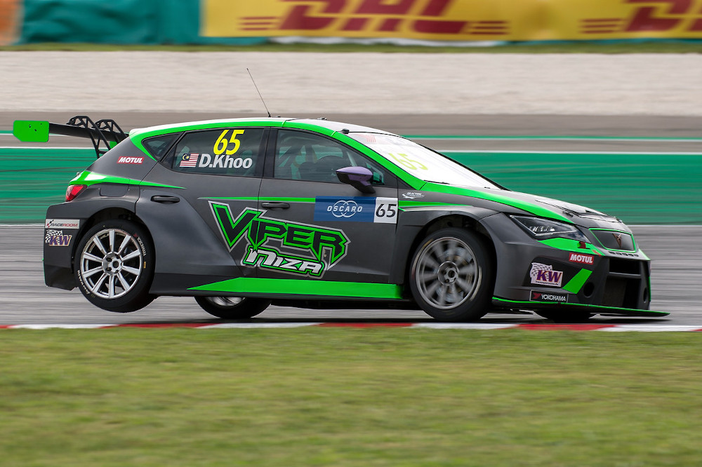 Viper Niza Racing driver Douglas Khoo Kok Hui in action during the Races of Malaysia: FIA World Touring Car Cup (FIA WTCR) in Sepang December 13, 2019. u00e2u20acu201d Bernama pic
