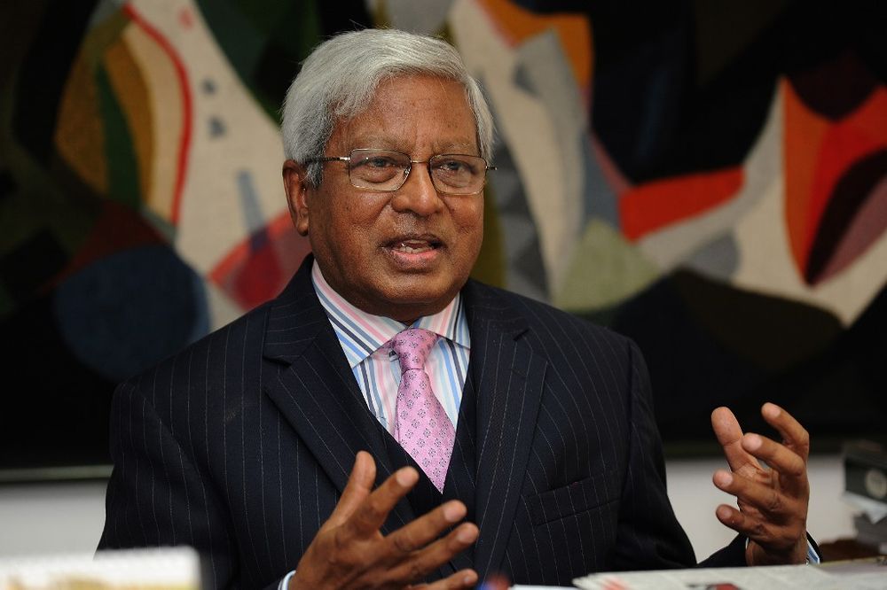 Fazle Hasan Abed, founder of international development organisation BRAC, speaking during an interview with AFP at his office in Dhaka, January 4, 2010. u00e2u20acu201d AFP pic
