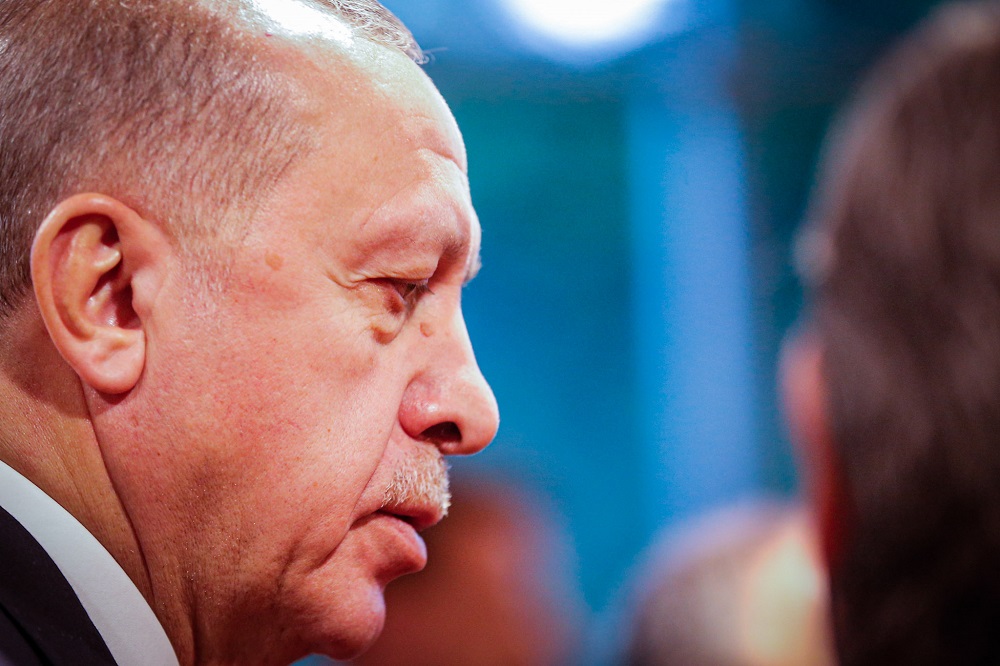 Turkish President Recep Tayyip Erdogan at the Kuala Lumpur Summit 2019 at the Kuala Lumpur Convention Centre December 19, 2019. u00e2u20acu201d Picture by Hari Anggara