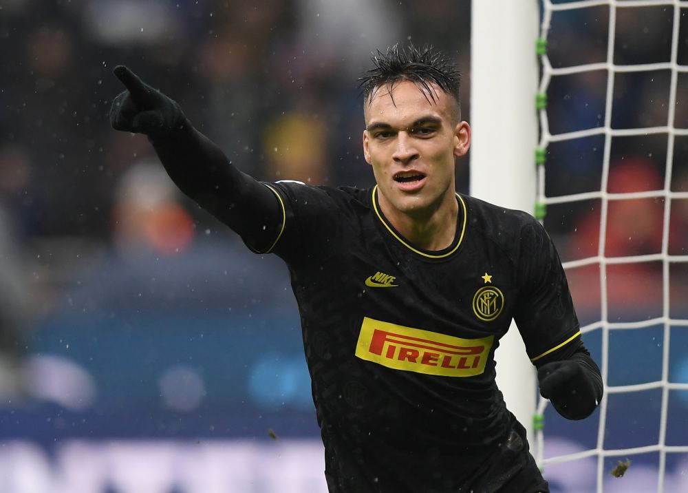 Inter Milan's Lautaro Martinez celebrates after scoring the second goal against SPAL December 1, 2019. u00e2u20acu2022 Reuters pic