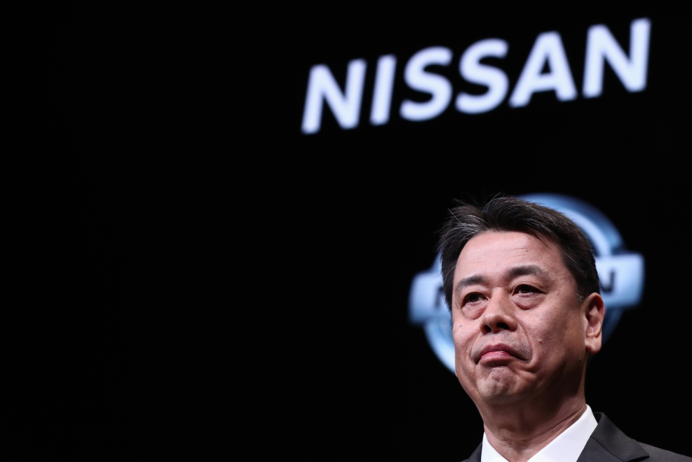 Nissan Motoru00e2u20acu2122s new president and CEO Makoto Uchida attends a press conference at the companyu00e2u20acu2122s headquarters in Yokohama December 2, 2019. u00e2u20acu201d AFP pic 