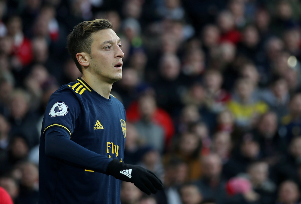 Arsenalu00e2u20acu2122s Mesut Ozil during the match against Norwich City at Carrow Road, Norwich, December 1, 2019. u00e2u20acu201d Reuters pic