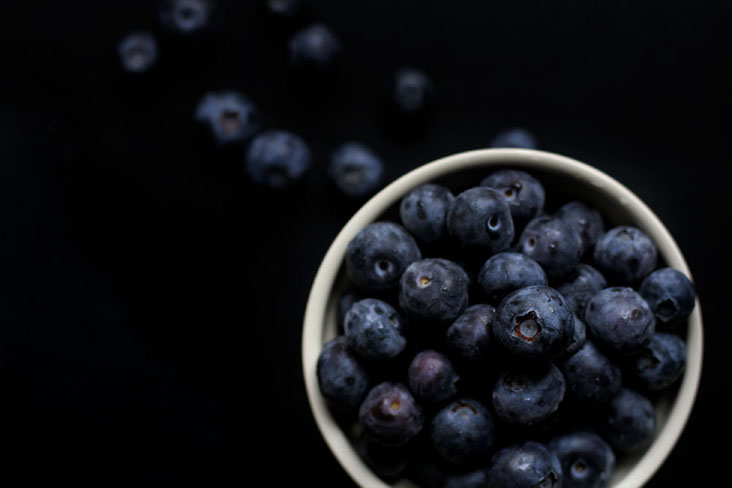 A great shortcut to making blueberry sauce: skip the sauce, and just use fresh blueberries!