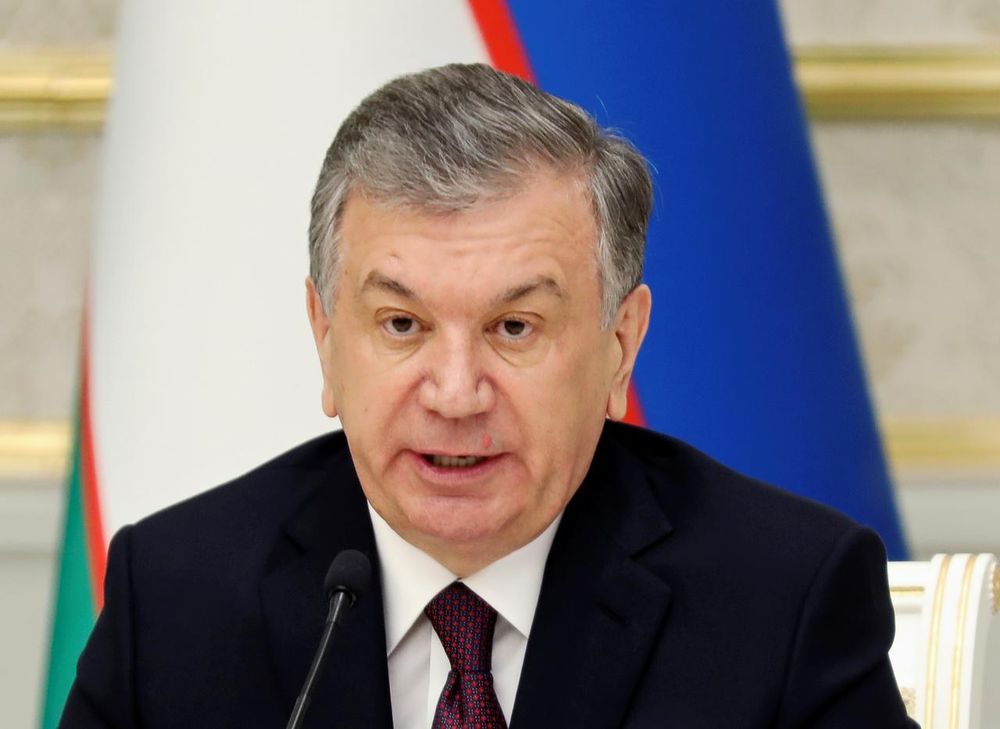Uzbek president Shavkat Mirziyoyev attends a news conference in Tashkent, Uzbekistan April 15, 2019. u00e2u20acu201d Reuters pic