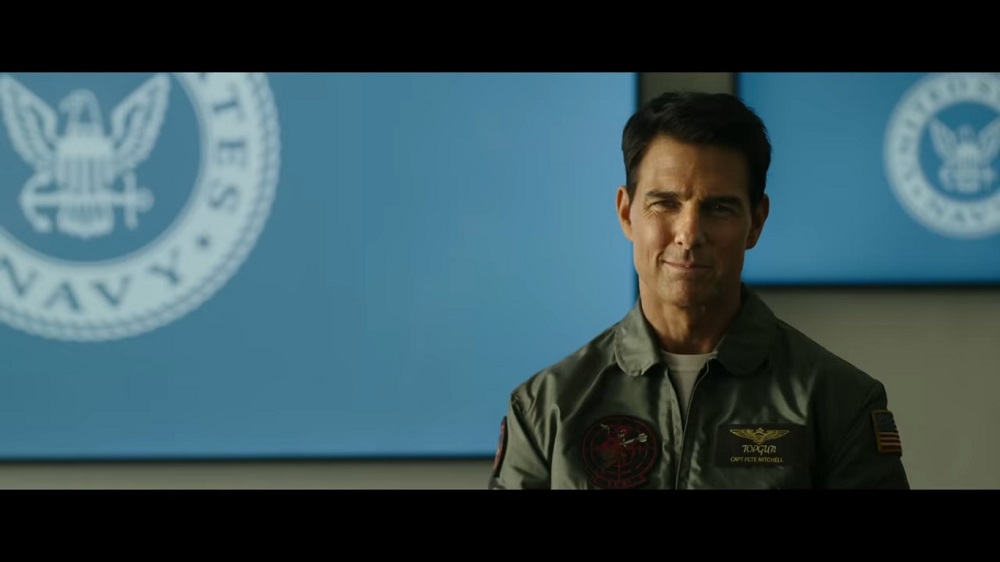 A screengrab from u00e2u20acu02dcTop Gun: Mavericku00e2u20acu2122 that stars Tom Cruise, Miles Teller, Jon Hamm, Val Kilmer and Jennifer Connelly among others.