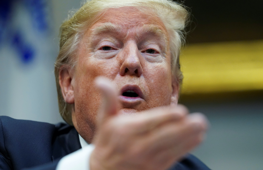 President Donald Trump speaks while participating in the Roosevelt Room at the White House in Washington, US December 6, 2019. u00e2u20acu201d Reuters picnnn