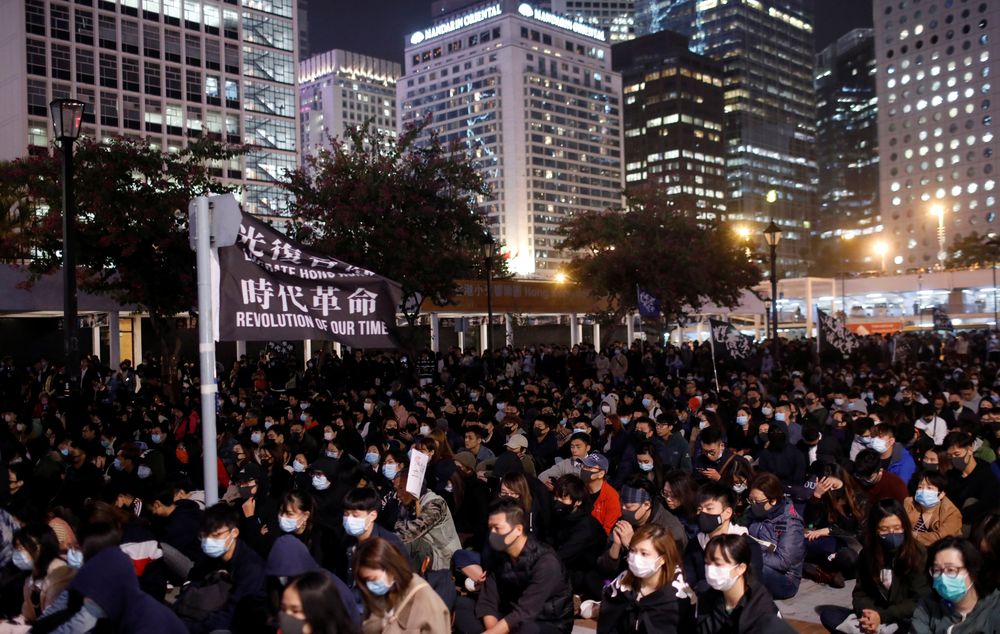 Anti-government protesters attend a u00e2u20acu02dcUnited We Standu00e2u20acu2122 rally in Hong Kong, China, December 12, 2019. u00e2u20acu201d Reuters pic
