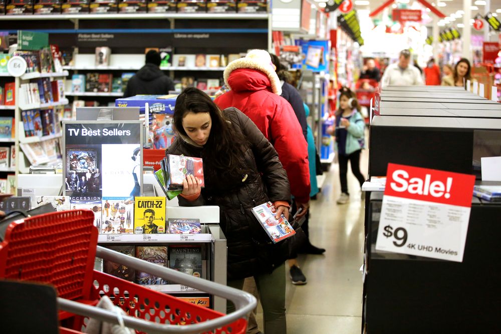Customers shop during Black Friday sales at a Target store in Chicago, Illinois, US November 29, 2019. u00e2u20acu201d Reuters pic