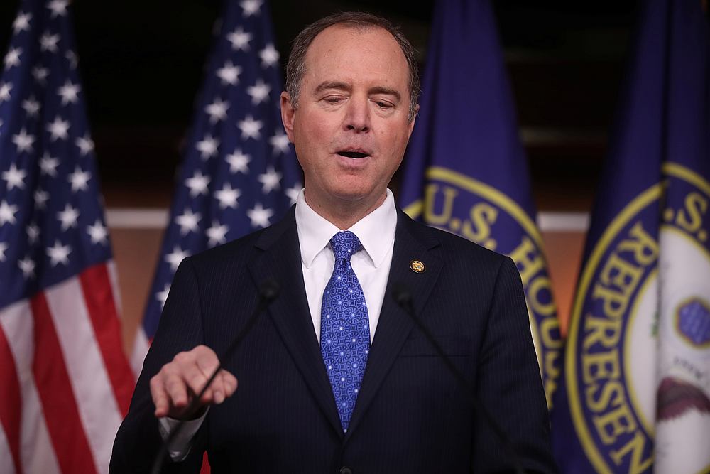 US House Intelligence Committee Chairman Adam Schiff addresses a news conference on Capitol Hill in Washington December 3, 2019. u00e2u20acu201dReuters pic 