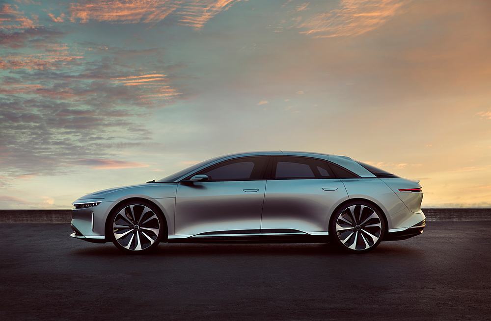 The Lucid Motors Air luxury sedan will soon go into production. u00e2u20acu201d Courtesy of Lucid Motors via AFP