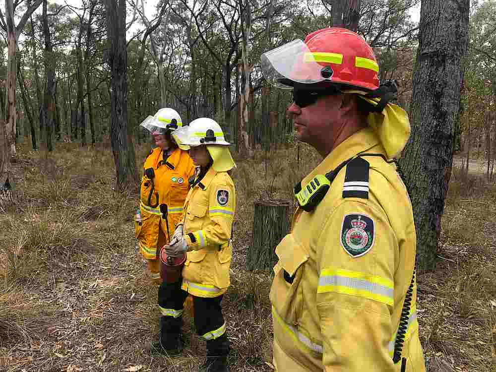 New South Wales Rural Fire Service observers during back burning operations near Picton, Australia December 22, 2019. u00e2u20acu201d Reuters pic