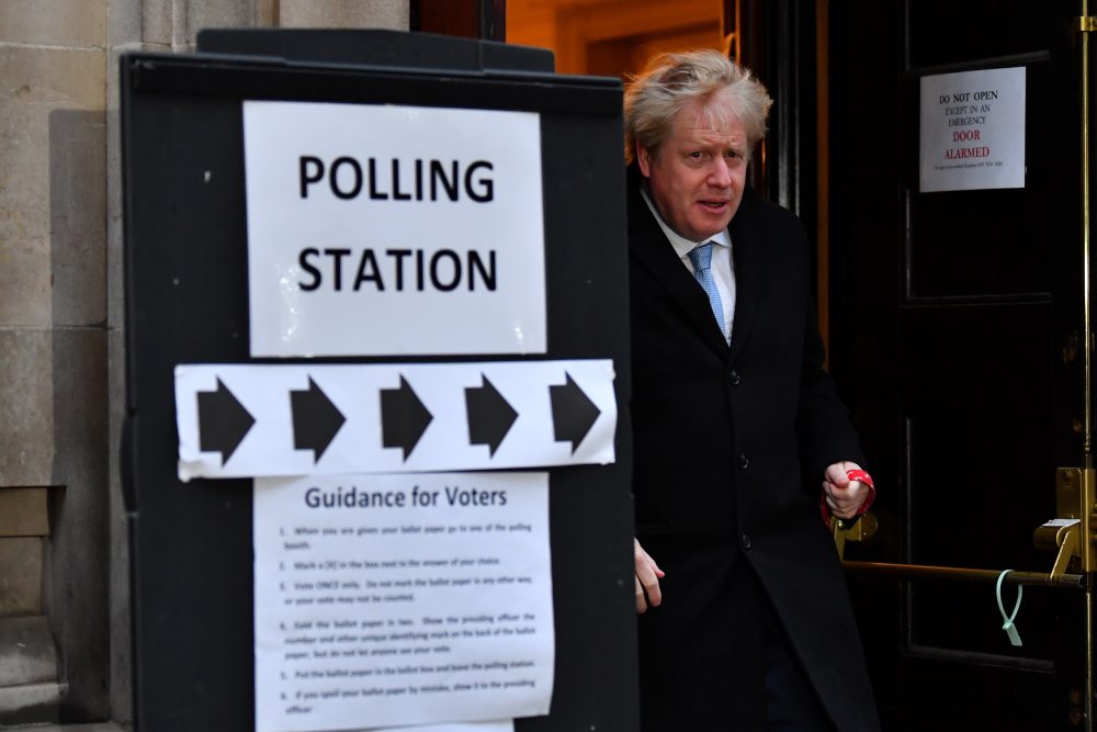 Britain's Prime Minister Boris Johnson leaves a polling station, at the Methodist Central Hall, after voting in the general election in London December 12, 2019. u00e2u20acu2022 Reuters pic