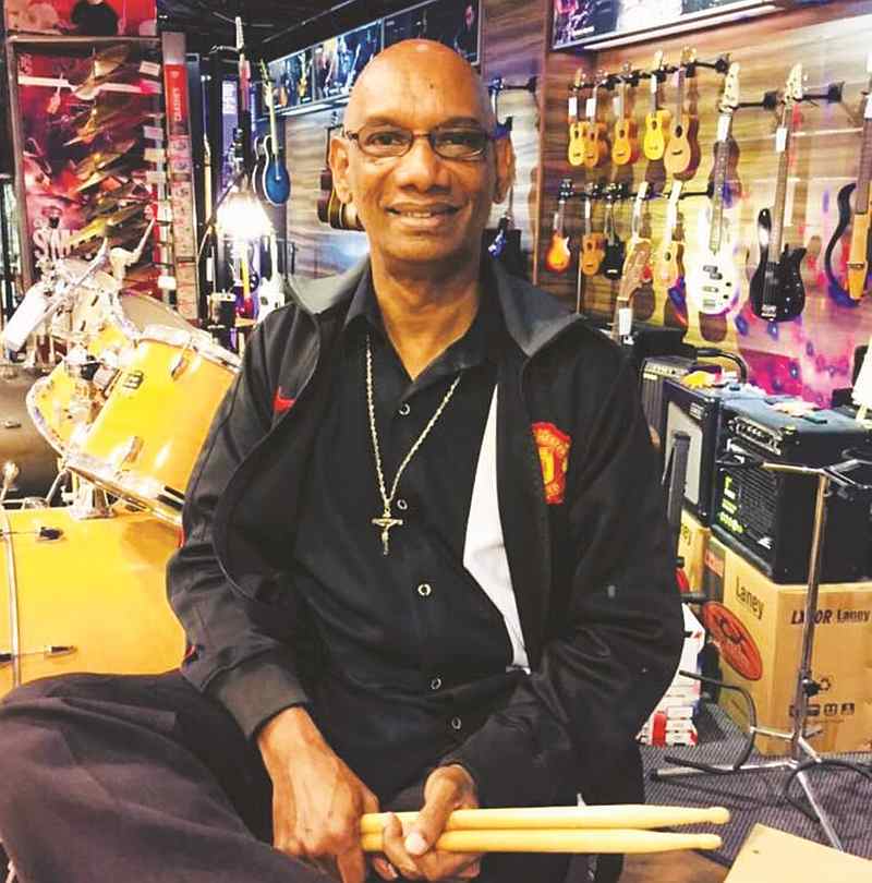 Despite not being able to play in gigs anymore, Jerry still channels his love for music by teaching others. — Malay Mail pic