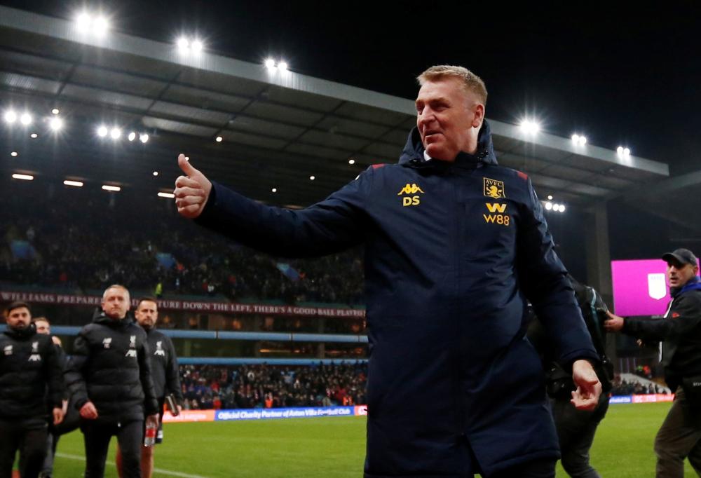 Aston Villa manager Dean Smith gestures after the match against Liverpool December 17, 2019. u00e2u20acu2022 Reuters pic
