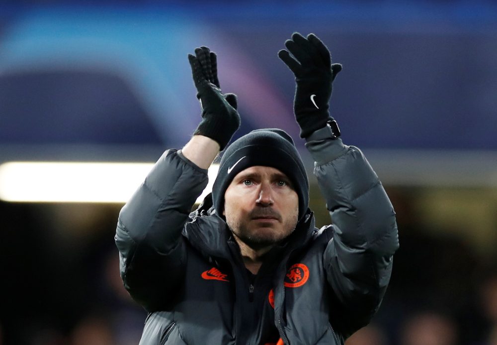 Chelsea manager Frank Lampard applauds fans after the match against Lille in London December 11, 2019. u00e2u20acu2022 Reuters pic