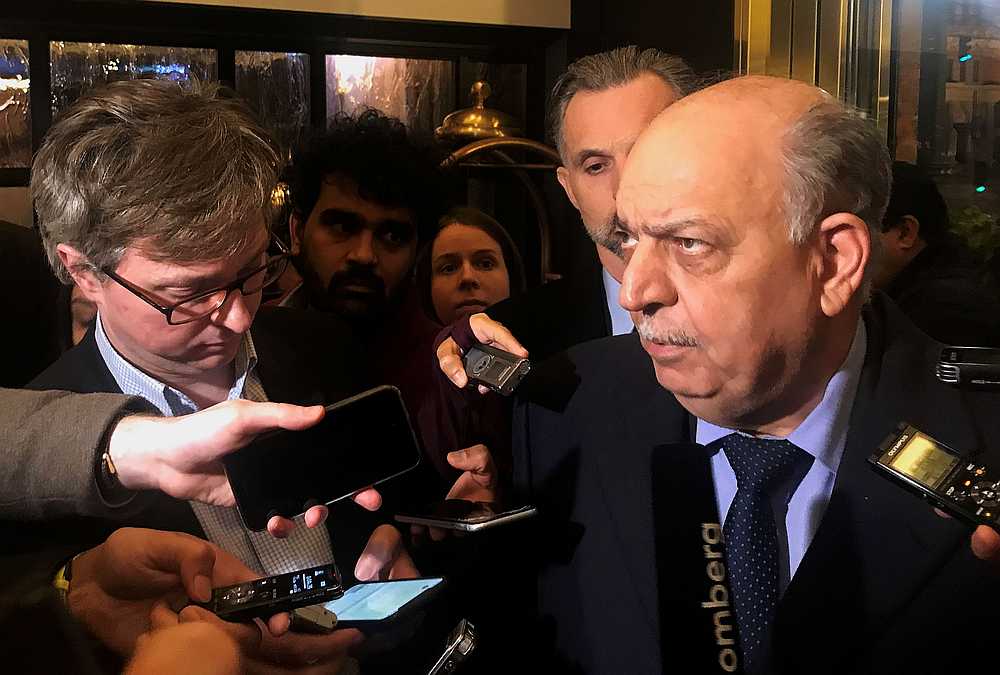 Iraqi Oil Minister Thamer Ghadhban talks to journalists before the meeting of the Organisation of the Petroleum Exporting Countries and allies in Vienna, Austria December 3, 2019. u00e2u20acu201d Reuters pic