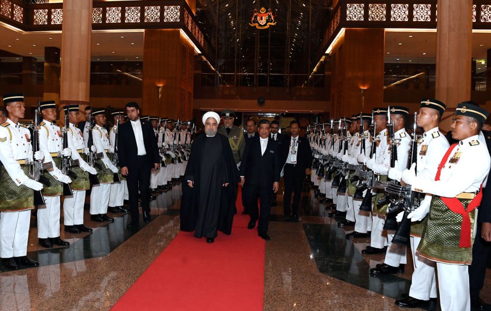 Iranian President Hassan Rouhani arrives at the Kuala Lumpur International Airport in Sepang December 17, 2019. u00e2u20acu2022 Bernama pic 