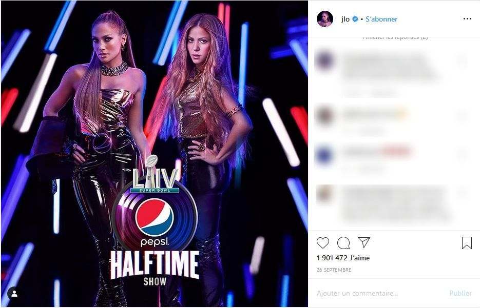 Jennifer Lopez will join forces with Shakira at the 2020 Super Bowl halftime show. u00e2u20acu201d Image Courtesy of Jennifer Lopez and Instagram