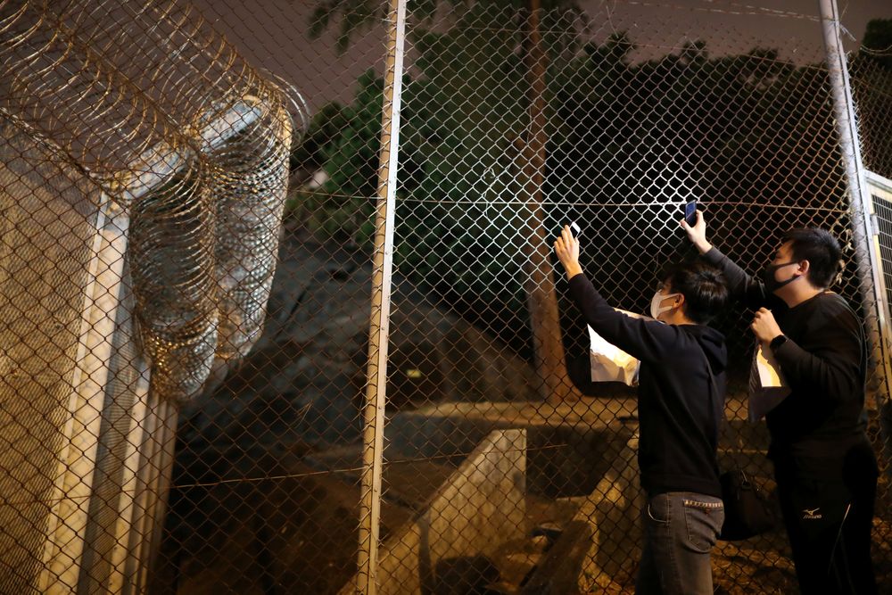 Hong Kong protesters gather outside a detention centre in Lai Chi Kok to demand the release of protesters, in Hong Kong, China, December 20, 2019. u00e2u20acu201d Reuters pic