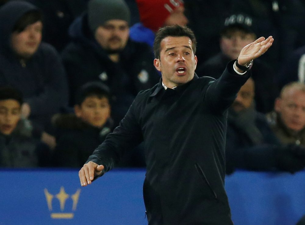 Everton manager Marco Silva reacts during the match against Leicester City December 2, 2019. u00e2u20acu2022 Reuters pic