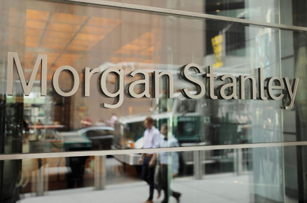A sign is displayed on the Morgan Stanley building in New York US, July 16, 2018. u00e2u20acu201dReuters pic