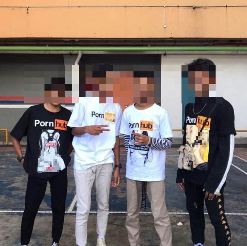 The youngstersu00e2u20acu2122 fashion choices didnu00e2u20acu2122t go down well with Malaysians. u00e2u20acu201d Picture via Twitter/zulfazlirshid