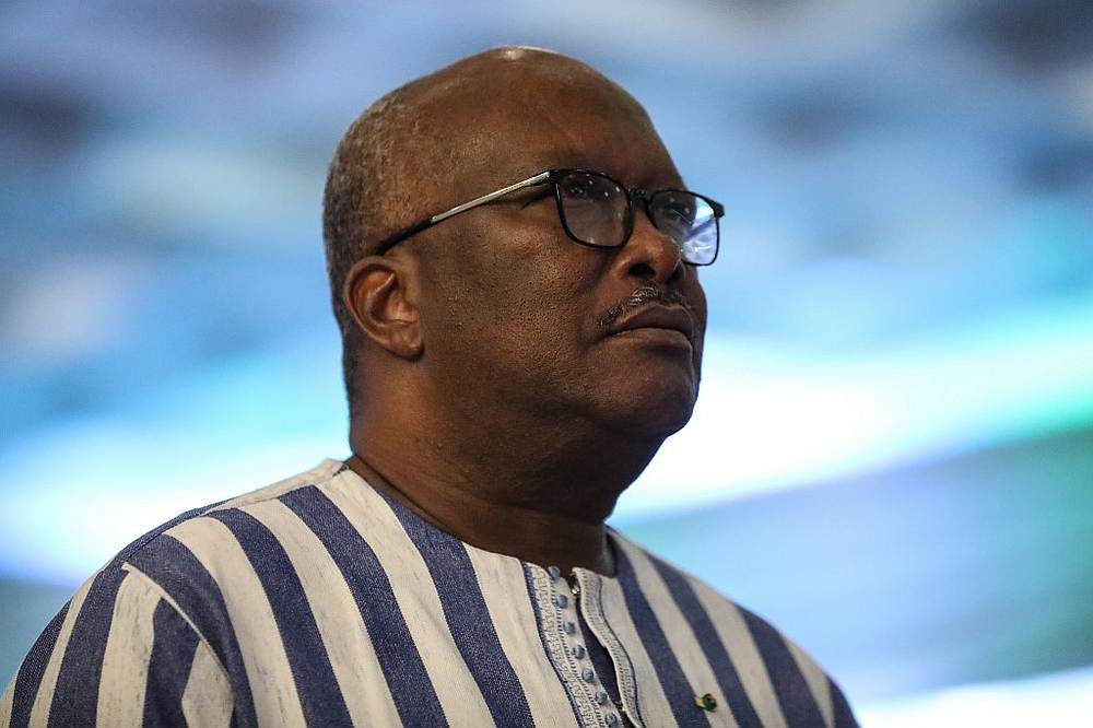 Burkina Faso President Roch Marc Christian at the Economic Community of West African States meeting in Abuja December 21, 2019. u00e2u20acu201d AFP pic