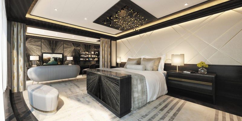The Regent Suite onboard luxury ocean liner Seven Seas Splendor. u00e2u20acu2022 Picture courtesy of Business Wire via AFP