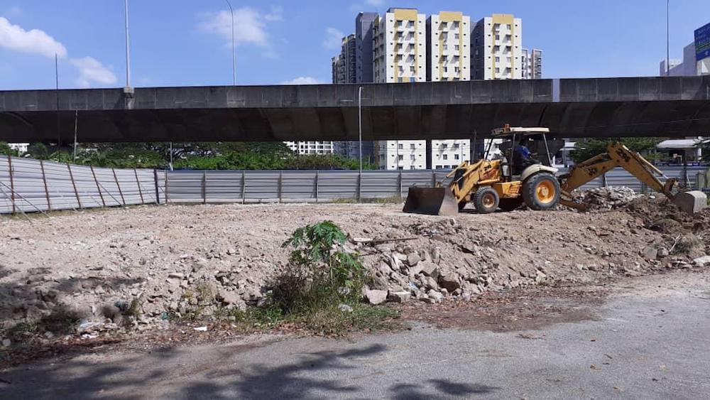 The site was cleared today to make way for construction to rebuild Sungai Nibong Besar Mosque. u00e2u20acu201d Picture courtesy of Penang Deputy Chief Minister Iu00e2u20acu2122s Office