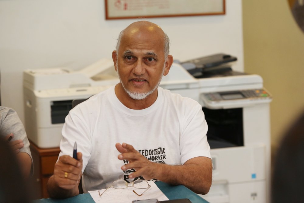 Director and Consultant Joseph Paul Maliamauv speaks during the Tenaganita press conference in Petaling Jaya December 17, 2019. u00e2u20acu2022 Picture by Choo Choy May