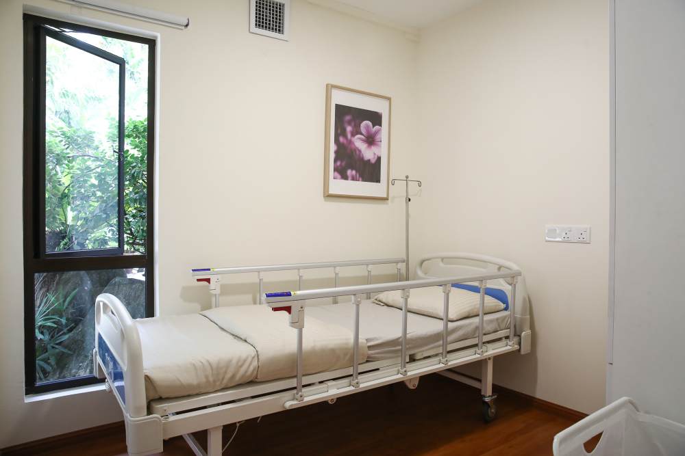 Residents have their own bedrooms which they can personalise according to their taste. 