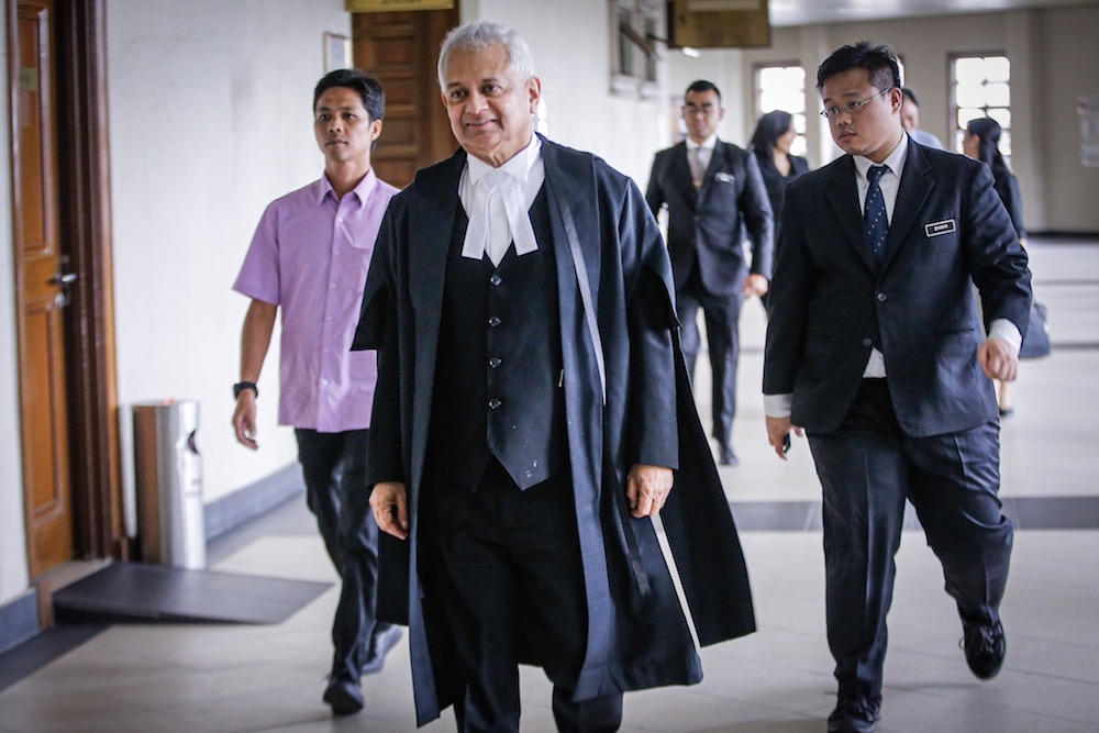 Attorney General Tan Sri Tommy Thomas is seen at the Kuala Lumpur High Court December 10, 2019. u00e2u20acu201d Picture by Hari Anggara