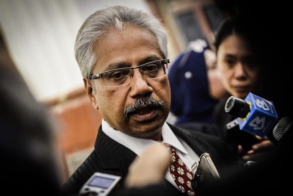 Minister in the Prime Ministeru00e2u20acu2122s Department, P. Waytha Moorthy, is seen in Parliament nDecember 4, 2019. u00e2u20acu201d Picture by Hari Anggara