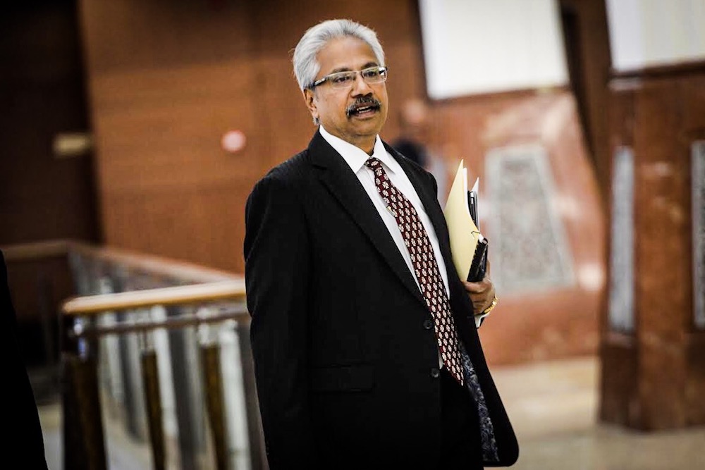 Minister in the Prime Ministeru00e2u20acu2122s Department, P. Waytha Moorthy, is seen in Parliament nDecember 4, 2019. u00e2u20acu201d Picture by Hari Anggara