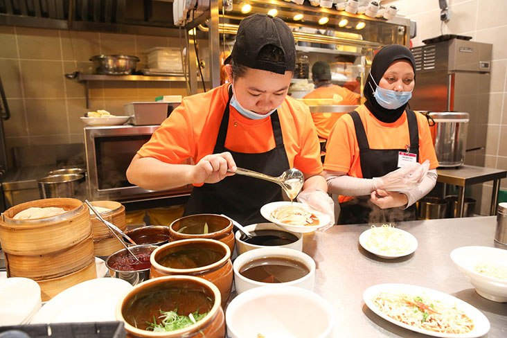 All the sauces are made in-house; from their 'sambal' to the chilli sauces.