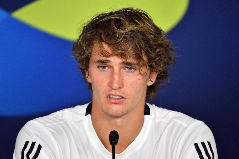 Alexander Zverev of Germany attends a press conference ahead of the ATP Cup tennis tournament in Brisbane January 2, 2020. u00e2u20acu201d AFP pic