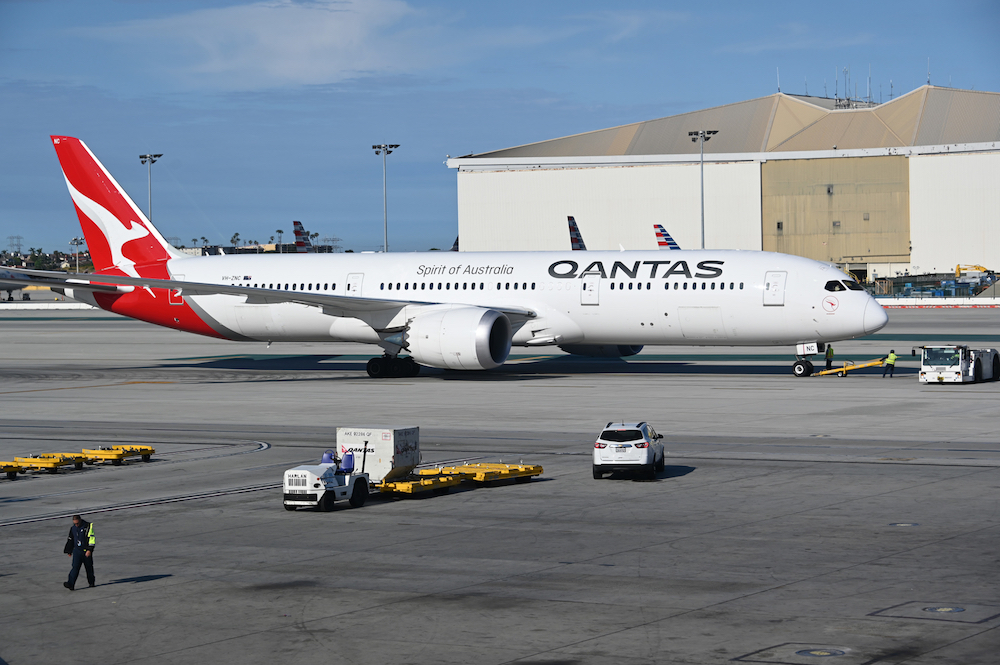 Qantas has been named as the airline offering the safest flights in 2020. u00e2u20acu201d AFP pic
