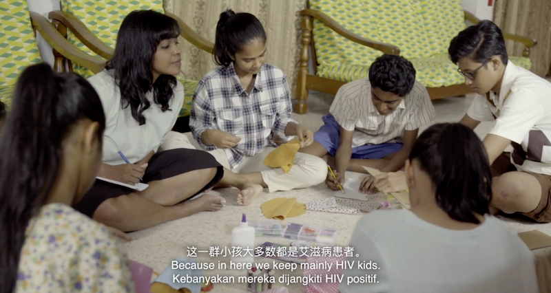 The movie showcases the silent struggles faced by stateless children with HIV in Malaysia. — Screengrab from YouTube/Fiery Films