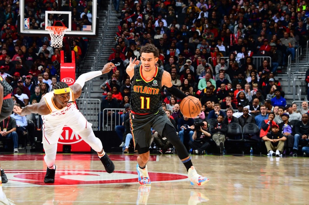 Trae Young of the Atlanta Hawks handles the ball during the game against the Indiana Pacers at State Farm Arena in Atlanta, Georgia January 4, 2020. u00e2u20acu201d AFP pic