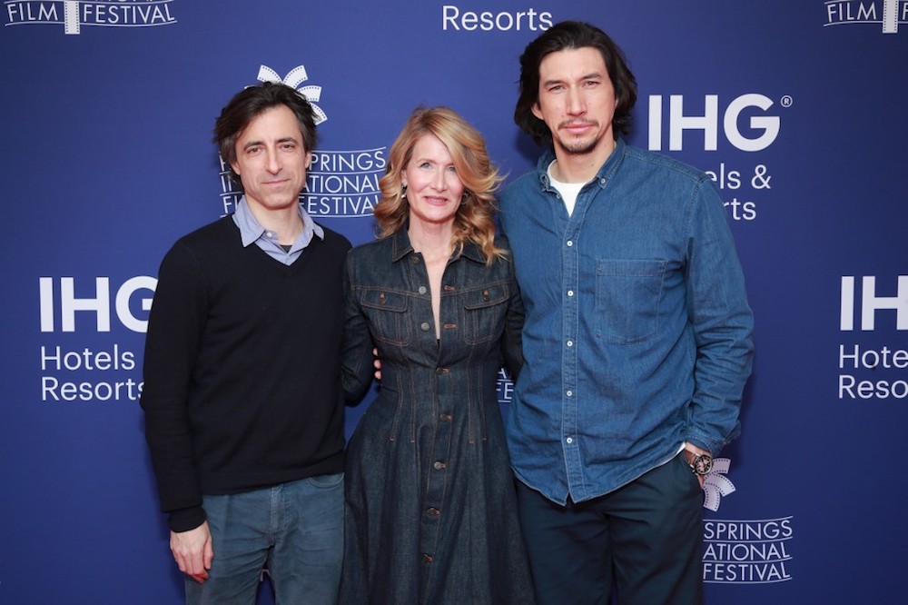 Noah Baumbach, Laura Dern and Adam Driver attend the Talking Pictures u00e2u20acu02dcMarriage Storyu00e2u20acu2122 screening during the 31st Annual Palm Springs International Film Festival in Palm Springs January 2, 2020. u00e2u20acu201d AFP pic
