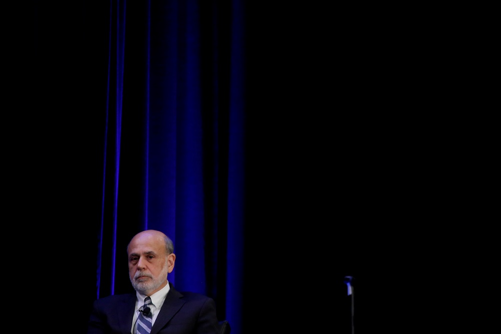 Former Federal Reserve Chairman Ben Bernanke prepares to speak during a panel discussion at the American Economic Association/Allied Social Science Association 2019 meeting in Atlanta January 4, 2019. u00e2u20acu201d Reuters pic