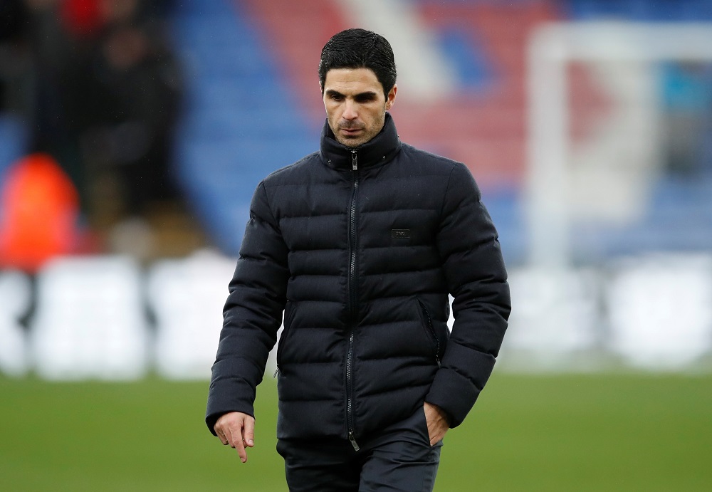 Arsenal manager Mikel Arteta after the match against Crystal Palace at Selhurst Park in London January 11, 2020. u00e2u20acu201d Reuters pic