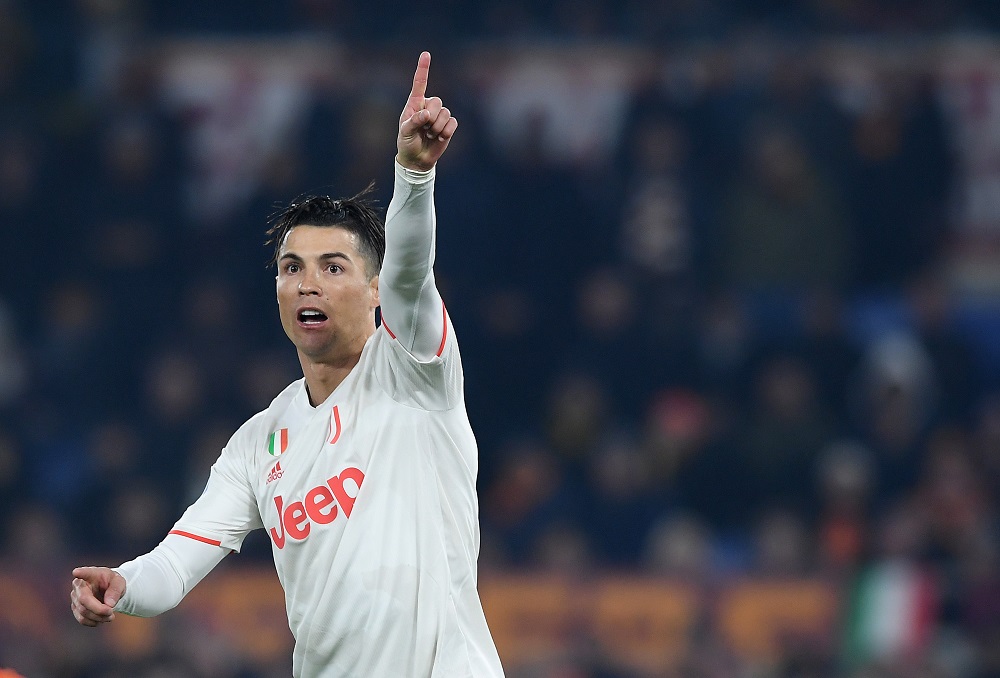 Juventus' Cristiano Ronaldo reacts during the match against AS Roma at the Stadio Olimpico in Rome January 12, 2020. u00e2u20acu201d Reuters pic