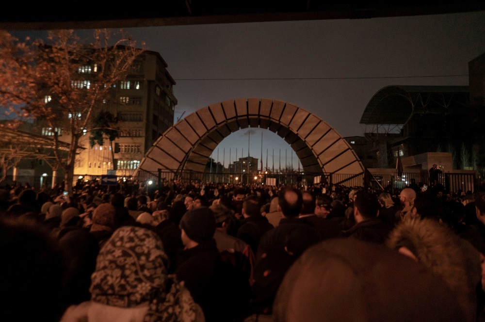 Protesters demonstrate in Tehran, Iran January 11, 2020. u00e2u20acu201d Picture obtained from social media by Reuters