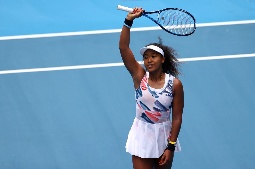 Naomi Osaka celebrates winning the match against Marie Bouzkova in Melbourne January 20, 2020. u00e2u20acu201d Reuters pic