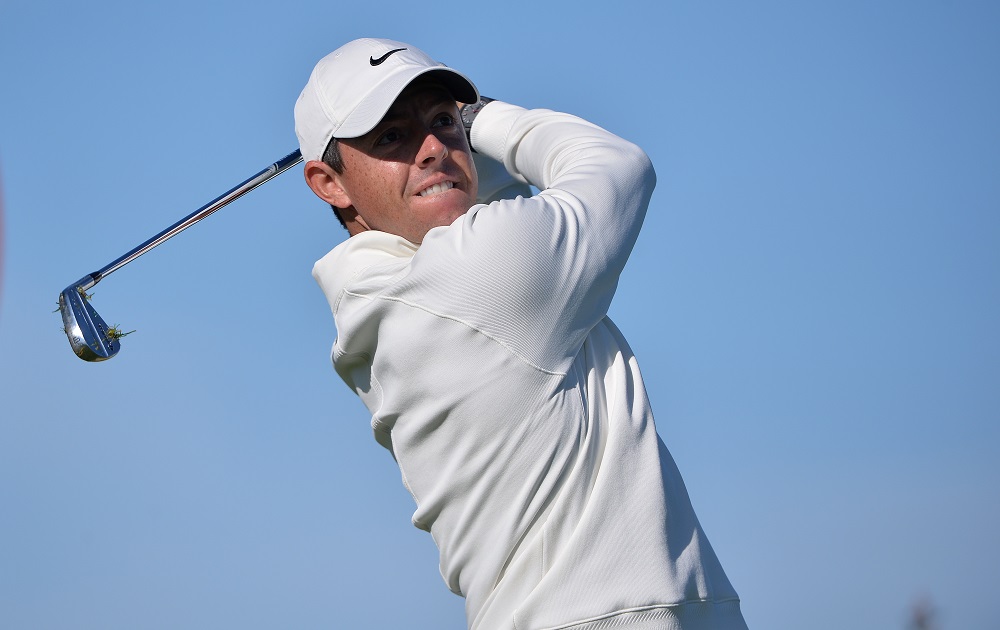 Rory McIlroy plays his shot from the 12th tee during the first round of the Farmers Insurance Open golf tournament at Torrey Pines Municipal Golf Course in San Diego January 23, 2020. u00e2u20acu201d Picture by Orlando Ramirez-USA TODAY Sports via Reuters