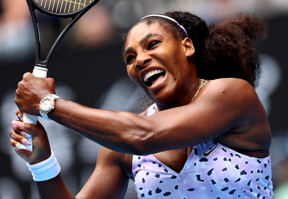 Serena Williams in action during the match against Qiang Wang at the Australian Open in Melbourne January 24, 2020. u00e2u20acu201d Reuters pic
