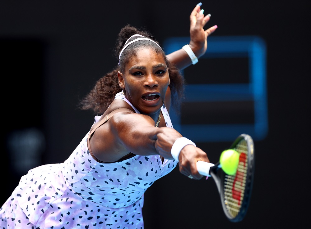 Serena Williams in action during the match against Qiang Wang at the Australian Open in Melbourne January 24, 2020. u00e2u20acu201d Reuters pic