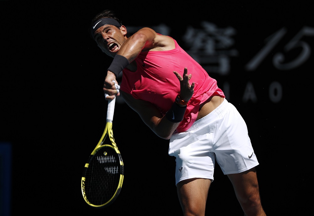 Rafael Nadal in action during his match against Pablo Carreno Busta at the Australian Open in Melbourne, January 25, 2020. u00e2u20acu201d Reuters pic